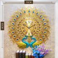 Peacock Chinese Fashion Creative Wall Clock for Home Decoration